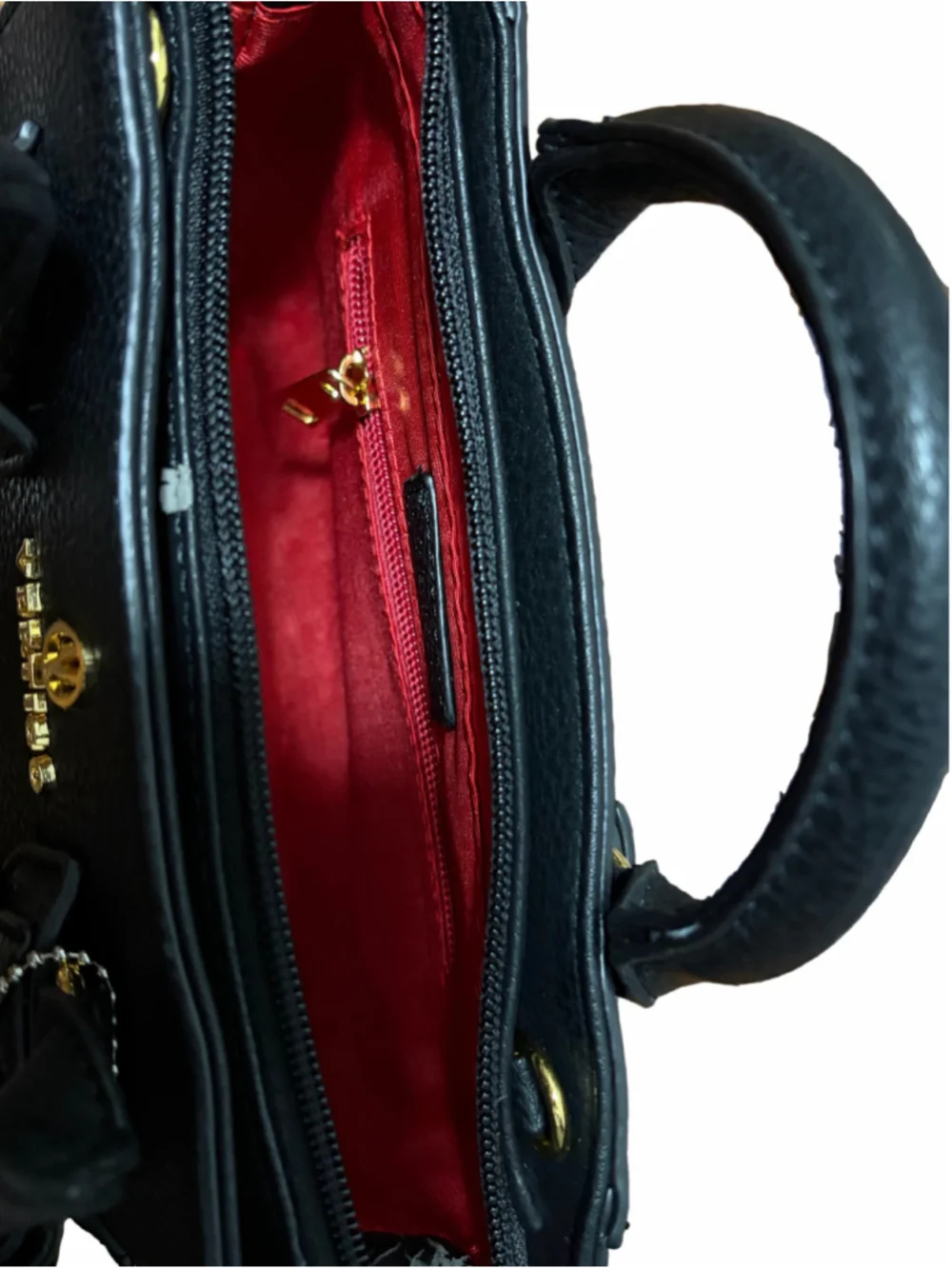 Vertigo Paris “Dani” Mini Satchel NWT Black/White Y2K Inspired Crossbody Bag
